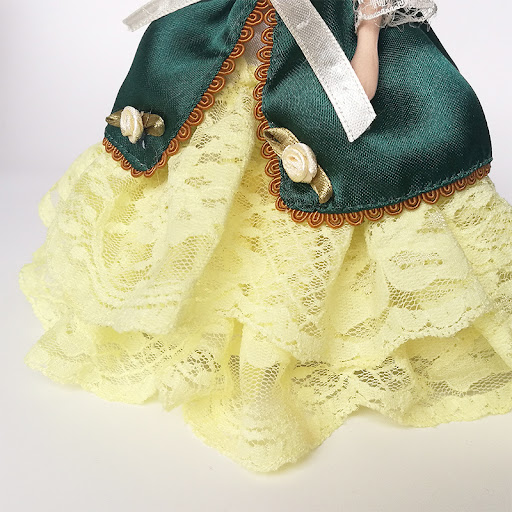 Title 2, Dollhouse Miniature Porcelain Victorian Doll Mo...