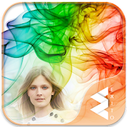 Colorful Smoke Photo Frames  Icon