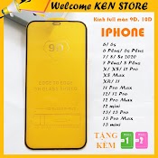 Kính Cường Lực Iphone Full Màn 6/6S/6Plus/7/7Plus/8/8Plus/X/Xs/Xr/Xs Max/11/12/13 Pro/ 14 Pro Max/ Mini