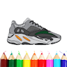 Cool Sneakers Coloring Book icon