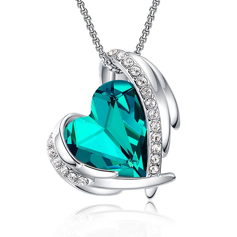 Engelketting Dames, Creatieve Kristallen Hanger, Eenvoudig en Veelzijdig Ontwerp, Past Overal Bij, Ideaal Accessoire voor Elke Outfit, Elegant.