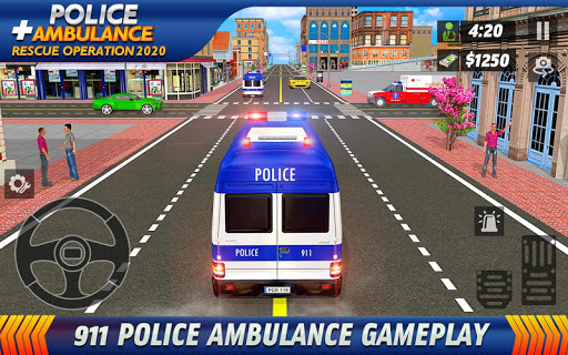 Police Ambulance Rescue Driver