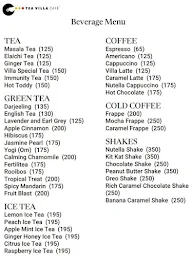 Tea Villa Cafe menu 6