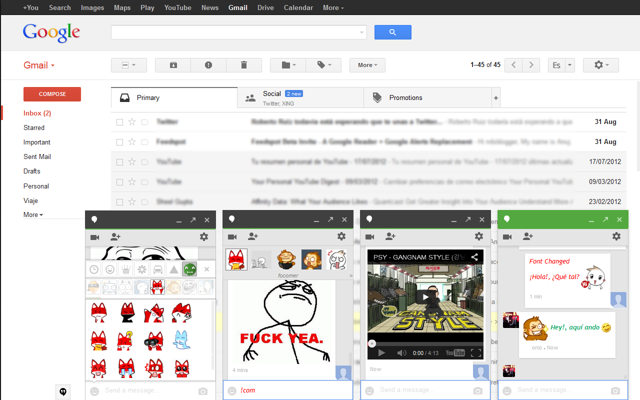 Custom Hangout Emoticons Preview image 3