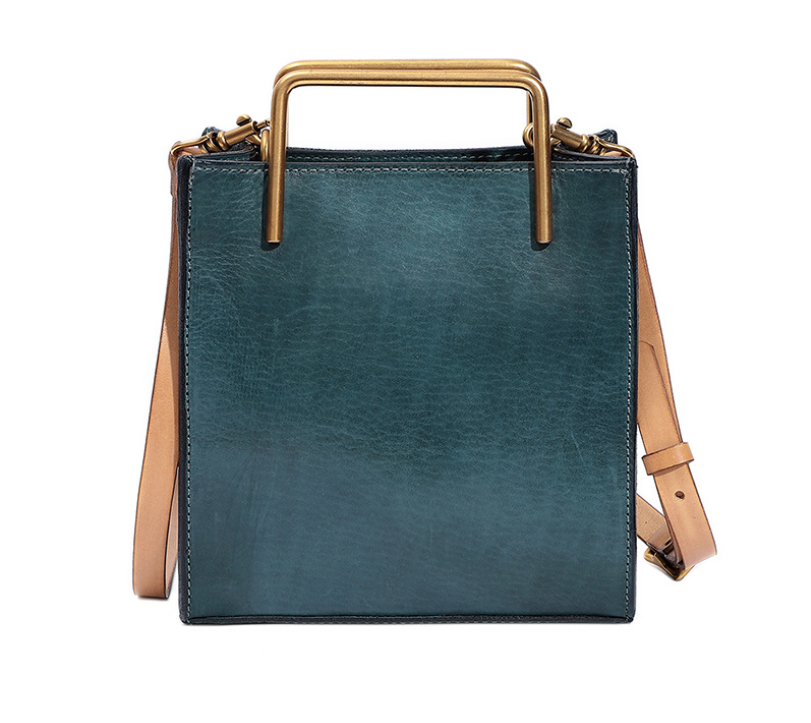 Title 2, Diagonale Schultertasche aus italienischem, pfl...