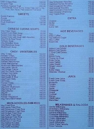 Ashraya Restaurant menu 1