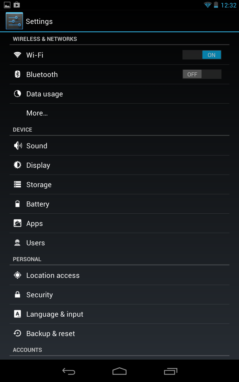 w5wdf2: Sample Paid app Screen 1