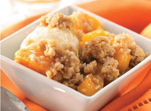 Ellen's Easy Peach Crisp