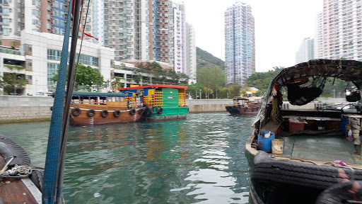 Sampan Boat Tour Hong Kong China 2016