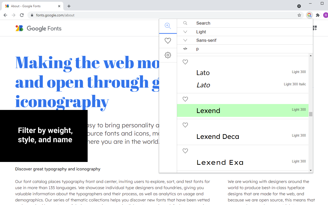 Previewer for Google Fonts Preview image 0