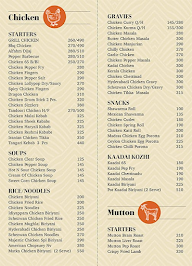 Hotel Mejestic menu 1