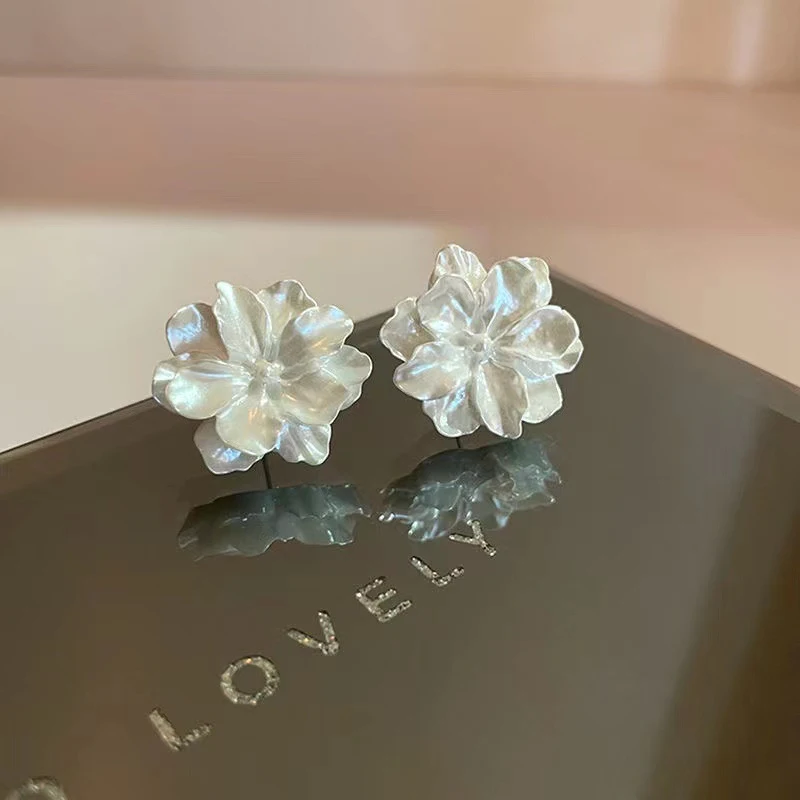 Title 3, Pendientes Florales Franceses Elegantes para Mu...