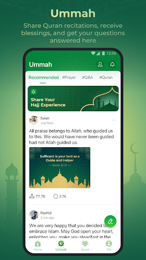 WeMuslim: Athan, Qibla&Quran screenshot #3