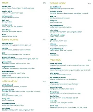 Aqua - The Park menu 2