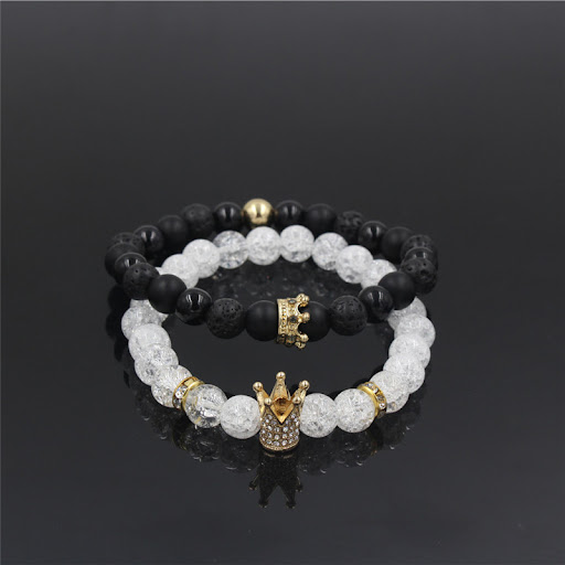 Title 4, Fashion Energy Stone Frosted Bracelet for balan...