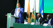New Confederation of African Football (Caf) president Patrice Motsepe addresses the 43rd General Assembly in Rabat, Morocco on Friday.