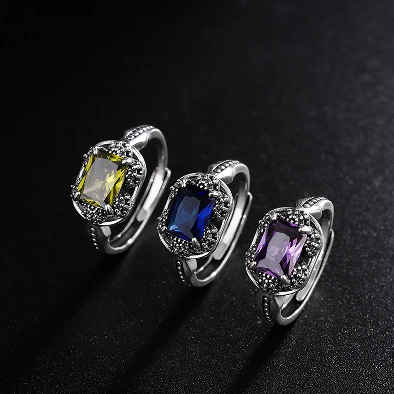 Title 4, Bague de temple Lama vintage unique en argent s...