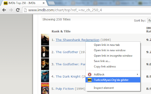 TurkceAltyazi.Org - Sağ-Tık IMDB'de Göster