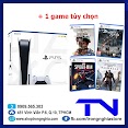 Máy Chơi Game Ps5 Sony Playstation Hàng Chính Hãng Phiên Bản Có Ổ Đĩa Blue - Ray + 1 Game Ps5 Tùy Chọn