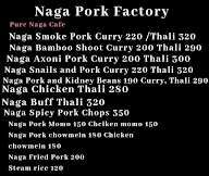 Naga Pork Factory menu 1