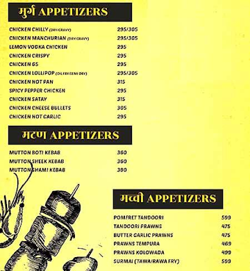 Hotel Thekka menu 