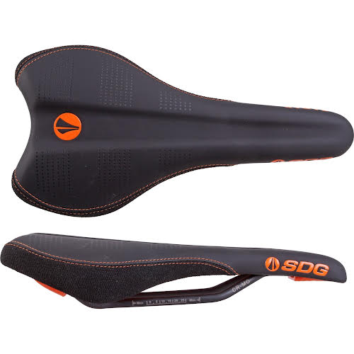 SDG Radar Saddle - Chromoly, Black/Orange