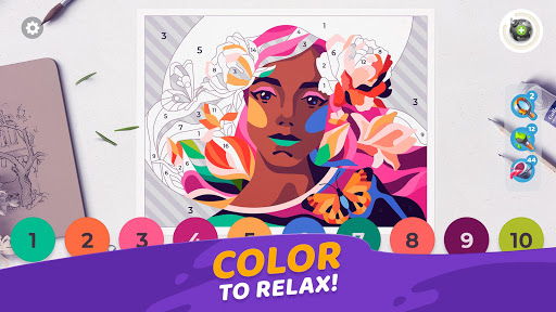 Gallery: Coloring Book by Number & Home Decor Game androidhappy screenshots 2