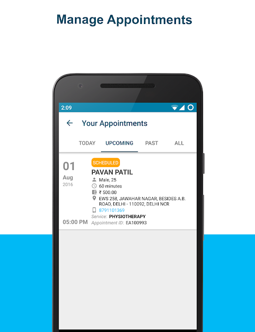 Android application Eploris Dashboard screenshort