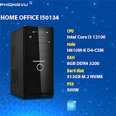 PC PV Home Office I50134 (Intel Core i3-12100/1 x 8GB/512GB SSD/Windows 10 Home SL 64-bit)