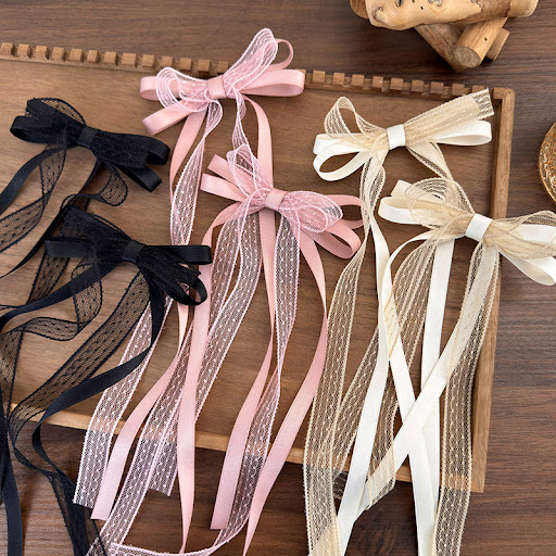 Title 9, Lace Bow Ribbon Hairpin Ballet Style Girls Hai...