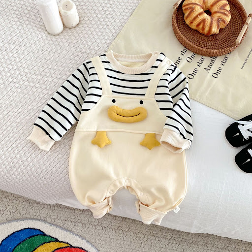 Title 8, Small-Month Baby Autumn Jumpsuit Outing Wear Wa...