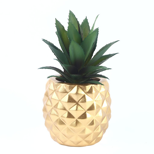 Title 1, Resin pineapple ornament for office desk, green...