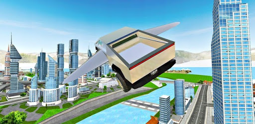 Modern Flying Car Driving Sim