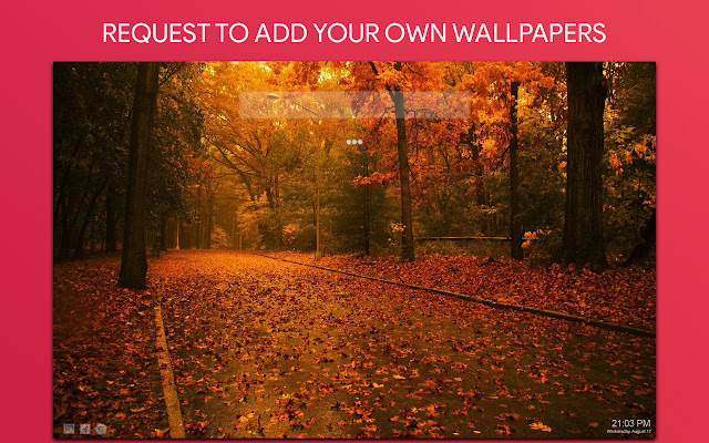 Fall Wallpaper HD Custom New Tab