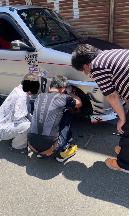 プレオの友達のミニカさん・友達のRV-1・足回り調整・猛暑の中お疲れ様でした♪・専属カメラマンかに関するカスタム事例の投稿画像5枚目