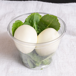 Hard-Boiled Eggs & Baby Kale