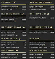 Lion Burger menu 1