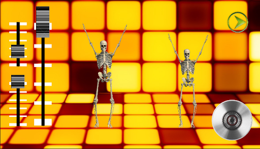 DJ Music for dancing skeleton