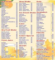 Irani Tea Coffee Juice & Snacks menu 1