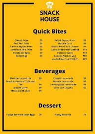 Snack House menu 2