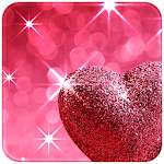 Pink Love Diamond Heart Apk