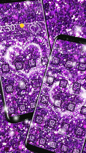 Purple Glitter Theme