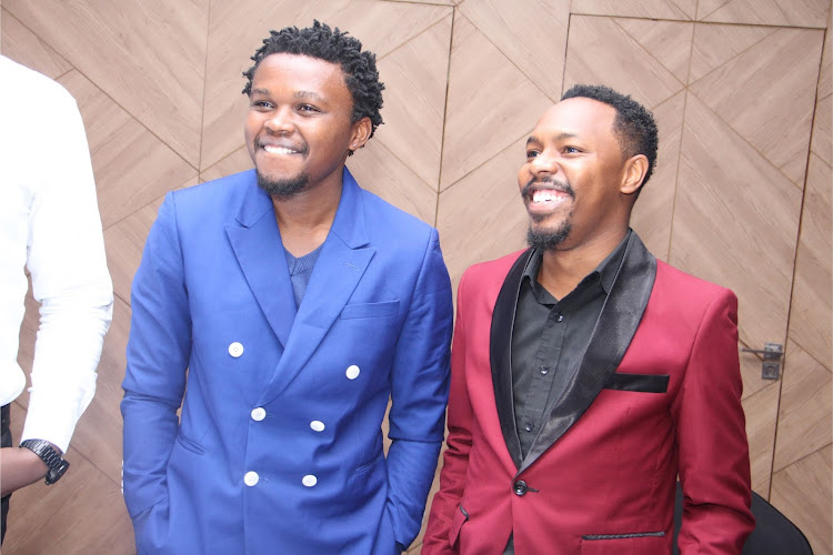 Comedians Chipukizzy and Sleepy David