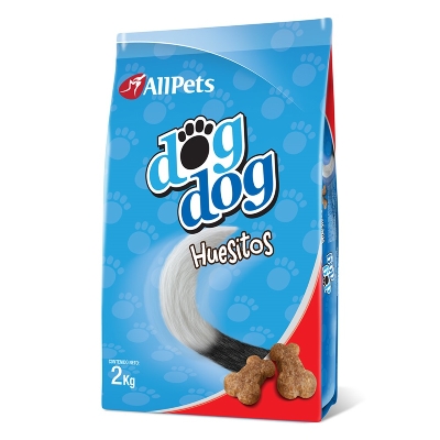 Alimento Para Mascotas Dog Dog Huesitos 2Kg  