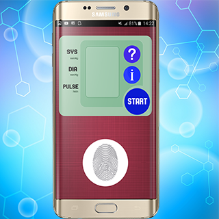 Android application finger blood pressure 2 pranks screenshort