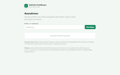 WebSafe screenshot 5