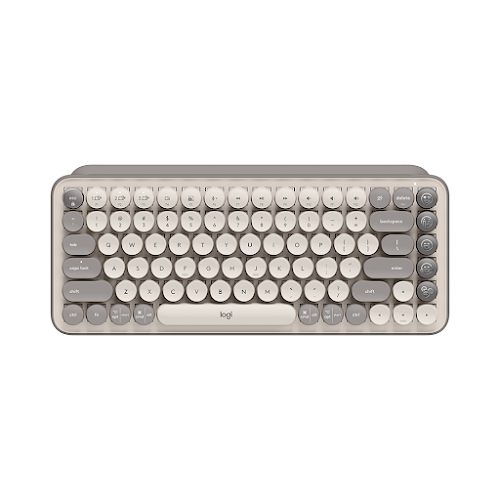 Bàn phím cơ không dây Logitech POP Keys màu xám (920-011226) (mist sand)