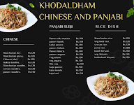 Khodaldham Chinese And Punjabi menu 1