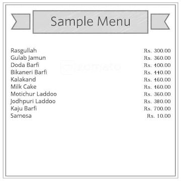 Modakwala menu 