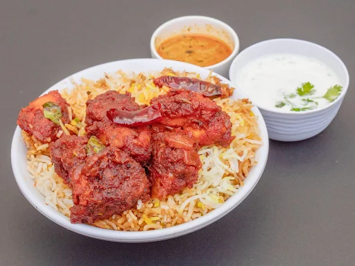 Guntur Dry Chicken Biryani